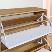 Schuhschrank Buche weiss