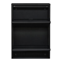 Schuhkipper Sokndal mit 2 Kippfächern Schwarz