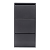 Schuhkipper Sokndal mit 3 Kippfächern Grau