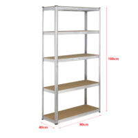 Schwerlastregal 2er Set Birthälm 180x90x40cm pro.tec