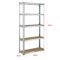 Schwerlastregal 2er Set Birthälm 180x90x30cm pro.tec