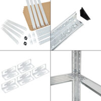 Schwerlastregal 2er Set Birthälm 180x90x30cm pro.tec