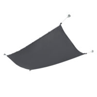 Seilspannmarkise Braga 140x420cm Dunkelgrau
