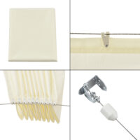 Seilspannmarkise Braga 140x270cm Beige