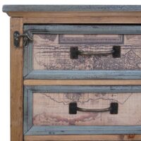 Sekretär Vintage Patchwork massiv 113x99x36cm