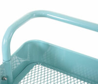 Servierwagen Barwagen mit Handgriff Metall mint