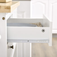 Servierwagen Küchenwagen Kücheninsel Landhaus weiss 108x45cm