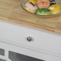 Servierwagen Küchenwagen Kücheninsel mit Tür 63x45x86 cm