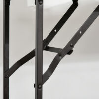 Servierwagen Küchenwagen Metall mit Klapptisch