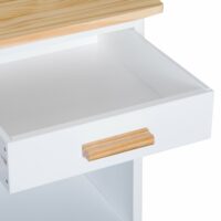 Servierwagen Küchenwagen Weinregal Barwagen Landhaus weiss