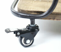 Servierwagen Rollregal Rollwagen Tanne ~ 4 Ebenen