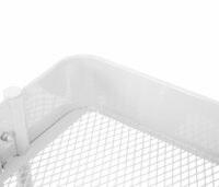 Servierwagen Transportwagen Rollwagen Metall weiss