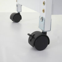 Servierwagen Transportwagen Rollwagen mit Schublade weiss