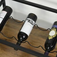 Servierwagen mit Tablar abnehmbar Weinregal Küchenwagen