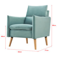 Polstersessel Eitting Seladongrün