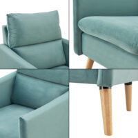 Polstersessel Eitting Seladongrün