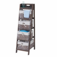 Shabby Chic Badregal Goiana Vintage ~ braun