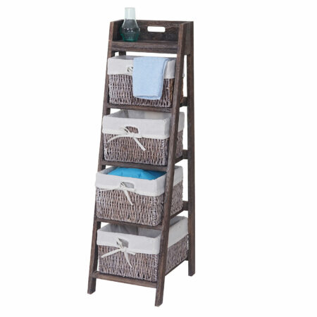 Shabby Chic Badregal Goiana Vintage ~ braun