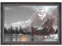 Shabby Chic Bilderrahmen Landhaus ~ braun 46x66cm