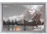 Shabby Chic Bilderrahmen T248 Fotorahmen Holzrahmen 36x51cm ~ weiss