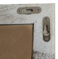 Shabby Chic Bilderrahmen T248 Fotorahmen Holzrahmen 36x51cm ~ weiss