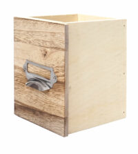 Shabby Chic Garderobe mit 5 Schubladen Vintage natur