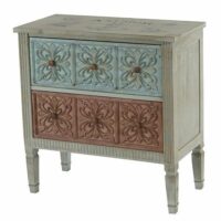 Shabby Chic Kommode Aveiro Vintage 80x79x40cm