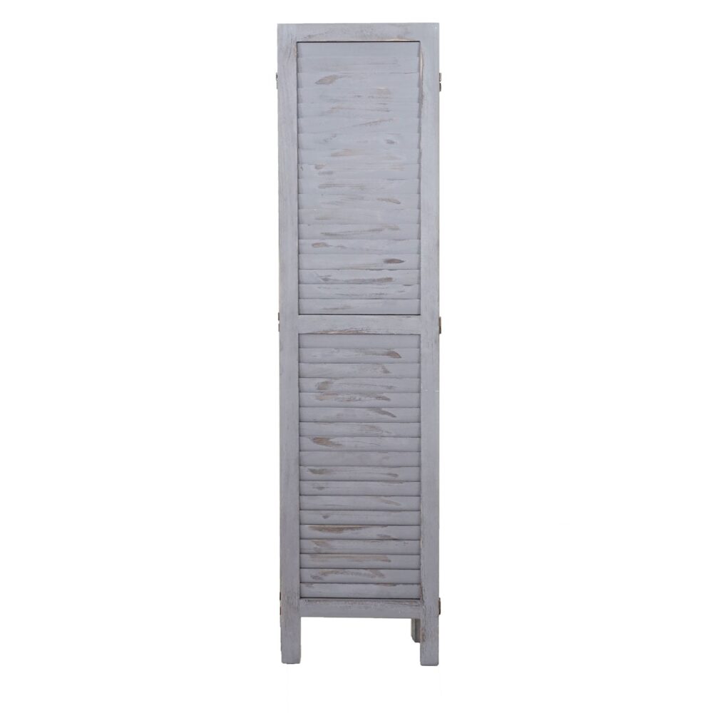Shabby Chic Paravent 170x160cm ~ dunkelgrau