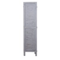 Shabby Chic Paravent 170x160cm ~ dunkelgrau