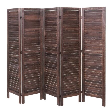 Shabby Chic Paravent 170x200cm ~ braun