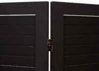 Shabby Chic Paravent 170x240cm ~ anthrazit