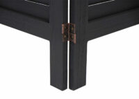 Shabby Chic Paravent 170x240cm ~ anthrazit