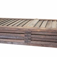 Shabby Chic Paravent 170x240cm ~ braun