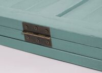 Shabby Chic Paravent Trennwand 170x120cm - grün