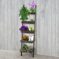 Shabby Chic Pflanzregal Vintage ~ braun