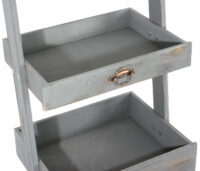 Shabby Chic Regal Blumenständer Vintage ~ grau