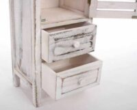 Shabby Chic Schrank Kommode weiss