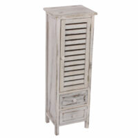 Shabby Chic Schrank Kommode weiss