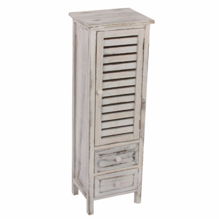 Shabby Chic Schrank Kommode weiss