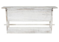 Shabby Chic Garderobe mit 5 Schubladen Vintage weiss