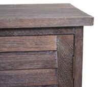 Shabby Chic Waschbeckenunterschrank mit Körben 60x65x31cm - shabby braun