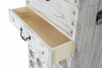 Shabby Chic Weinregal Lucan 20 Flaschen shabby weiss