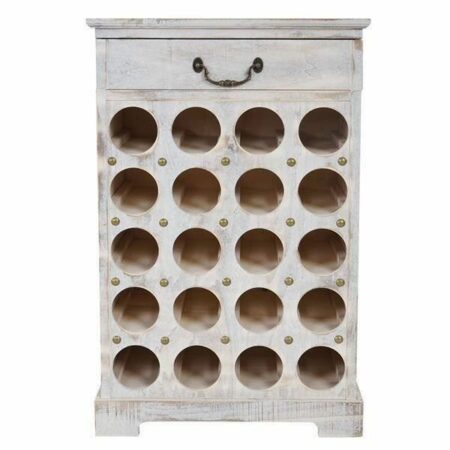 Shabby Chic Weinregal Lucan 20 Flaschen ~ weiss