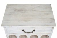 Shabby Chic Weinregal Lucan 20 Flaschen ~ weiss