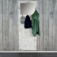 Shabby Garderobe mit Spiegel Vintage ~ weiss