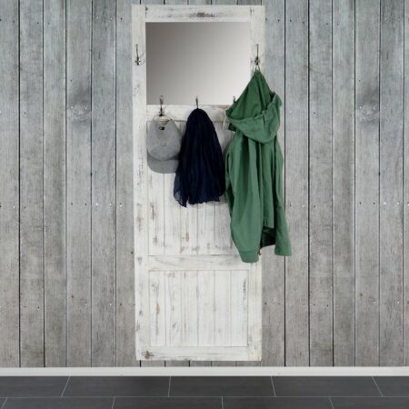 Shabby Garderobe mit Spiegel Vintage ~ weiss