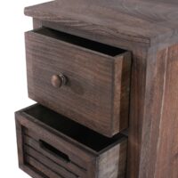 Shabby Kommode 74x30x25cm Vintage braun