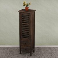 Shabby Kommode 90x30x25cm Vintage ~ braun