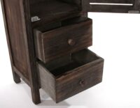 Shabby Kommode 90x30x25cm Vintage ~ braun