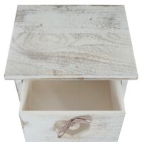 Shabby Kommode Forli 5 Schubladen mit Herzen